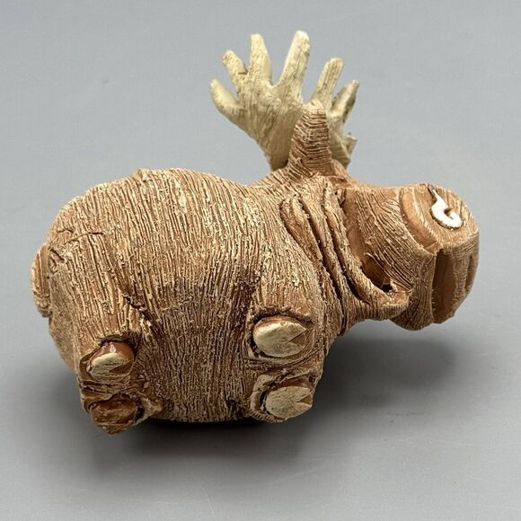 Vtg Artesania Rinconada Moose Figurine Uruguay Retired Wildlife 4" READ As is - Picture 11 of 15